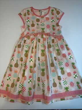 Matilda Jane Pink Pineapple Cutie Cotton Dress